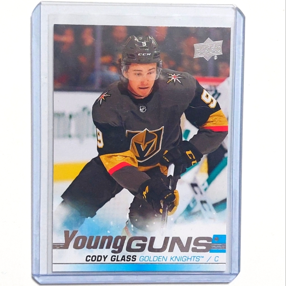 Cody Glass Upper Deck Young Guns 2019/20 Rookie Card #237